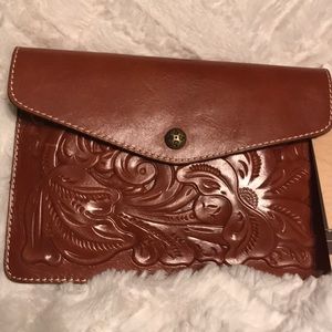 Patricia Nash iPad Mini Bag Tooled Leather